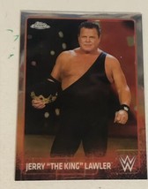 Jerry The King Lawler Topps Chrome WWE Wrestling Trading Card #35 - £1.53 GBP