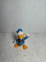Vintage Walt Disney Productions Donald Duck Figurine 2.25&quot; &amp; Weeble Wobble Toy - £15.11 GBP
