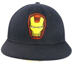 Marvel Iron Man Fitted Cap Black Adult Avengers Hat Cotton - $11.40