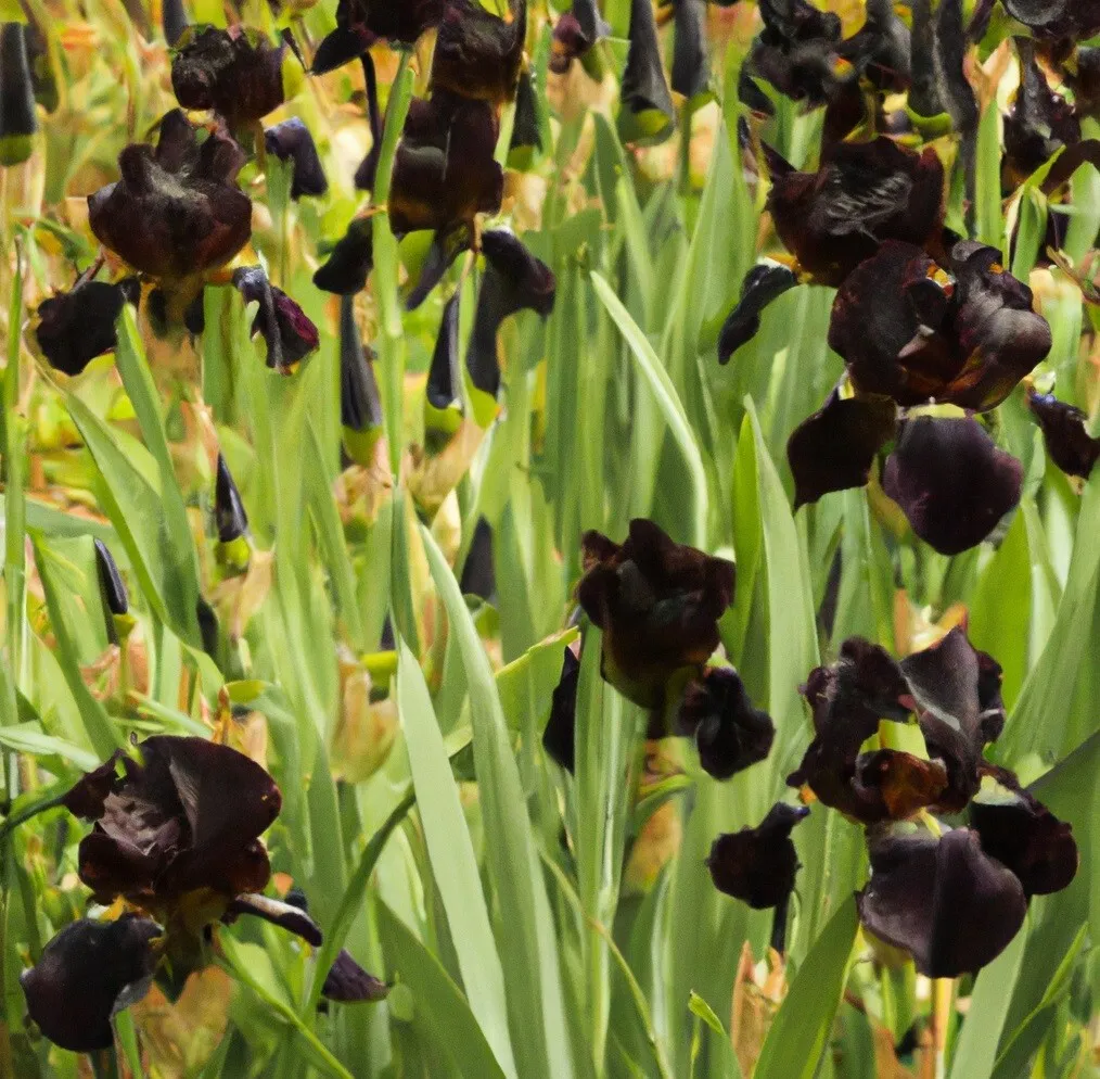 Iris Black Knight 5 Seeds Fast Shipping US - £8.27 GBP