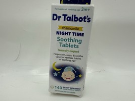 Dr. Talbot&#39;s Chamomile Night Time Soothing Tablets Calm EXP 03/27, Seale... - $7.98