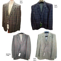 Men&#39;s Jacket Winter Fantasy 46 - 50 Ita Wool Sartorial Made IN Italy New Sale - £106.88 GBP+