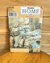 Simplicity Vintage Home Sewing Crafts Kit #8898 1999 Bedding Basics - $19.99