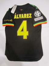 Edson Alvarez Ajax Amsterdam UCL Match Slim Black Third Soccer Jersey 2021-2022 - £71.77 GBP