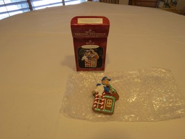 DAD gingerbread house 1998 father RARE Christmas Hallmark Keepsake Ornament NOS - £12.13 GBP