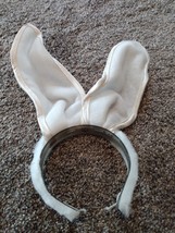 Plush Bunny Ears Headwear Soft Rabbit Ears Cosplay Headband (White) - £1.17 GBP