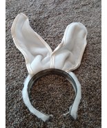 Plush Bunny Ears Headwear Soft Rabbit Ears Cosplay Headband (White) - $1.50