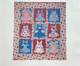 Quilter&#39;s Garden Quilt PATTERN Granny&#39;s Aprons 32&quot; x 35&quot; Linda Paladino - $15.47