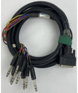Male 25 Pin AES EBU to 8 x 1/4&quot; Mono Jack Connection Breakout Snake Cabl... - $907.85 MXN