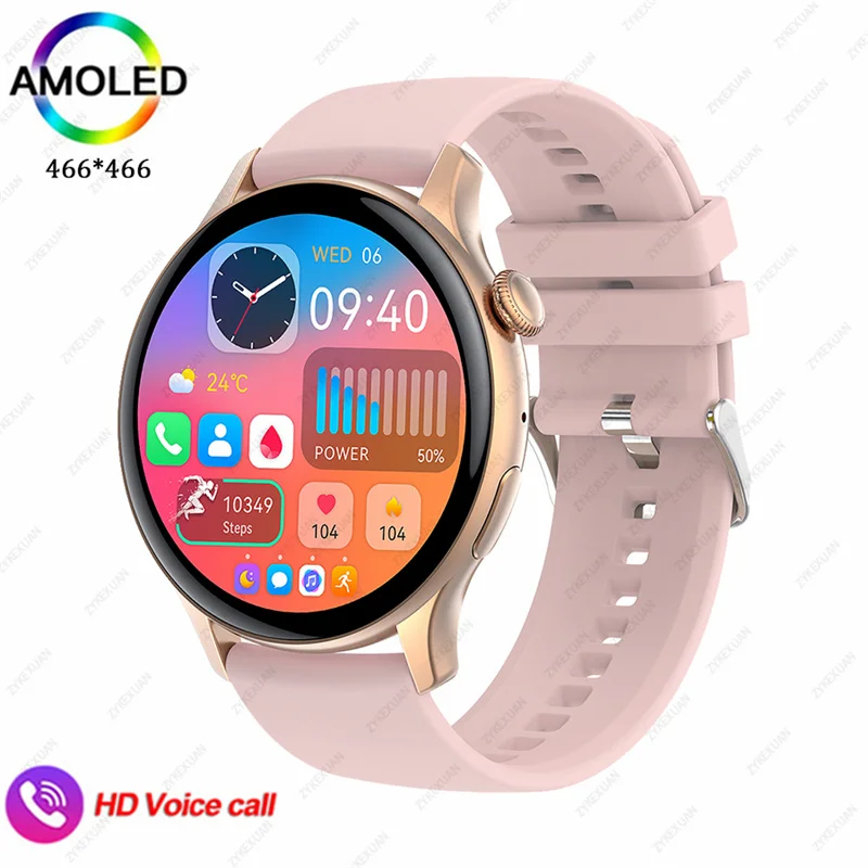 New Smartwatch 1.43 inch Full Screen Bluetooth Calling Heart Rate Sleep ... - $77.95