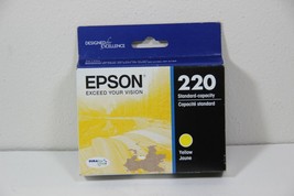 Genuine Epson 220 Yellow Ink Cartridge 2020 - $7.91