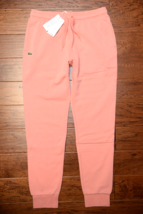 Lacoste Sport XH5528 Men&#39;s Light Pink Fleece Cotton Sweatpants Joggers 4... - $60.38