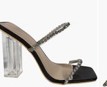 Azalea Wang Olivia Sandal Black  SZ 11 NEW - $38.81