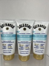 (3) Gold Bond Pure Moisture Daily Body &amp; Face Lotion 5.5 oz. Squeeze Tube - £13.68 GBP