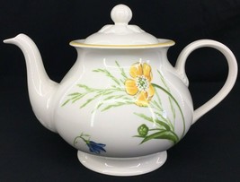 Villeroy &amp; Boch 1748 Teapot MY GARDEN 4 Cup Clover &amp; Flower Pattern Reti... - $227.55