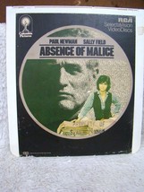 CED VideoDiscs Absence of Malice, Columbia Pictures, RCA SelectaVision - £3.12 GBP
