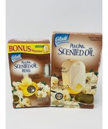 Lot Vintage Glade Plugins Scented Oil Warmer Refill Vanilla Breeze Plug Ins - $27.16 CAD