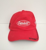 Peterbilt Red Cap Trucker Hat Council Bluffs Iowa Midwest Paccar 100% Cotton - £14.23 GBP