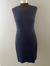 Athleta La Palma Dress Size Medium Dark Blue Sleeveless 210924 Athletic ... - £19.40 GBP