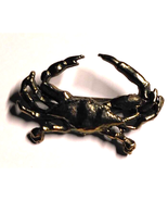 Vintage Silver Tone Crab Brooch Pin 1.5 Inch Dainty Beach Animal Pin Unb... - €15,95 EUR