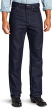 Wrangler Rugged Wear Five Pocket Stretch Jeans Mens 42x32 Blue Dark Wash NEW - £25.53 GBP