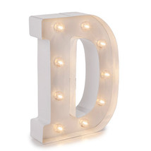 Light Up White Marquee Letters - Letter D 9.875 inches - £29.22 GBP