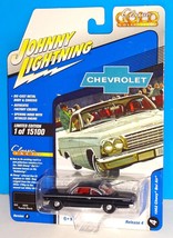 Johnny Lightning 2021 Classic Gold Series 1962 Chevy Bel Air Tuxedo Black - £7.85 GBP