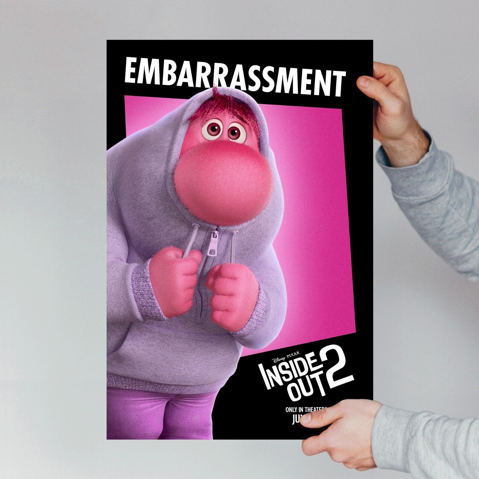 Embarrassment INSIDE OUT 2 movie poster - 2024 Film Wall Art Decor Gift for Kid