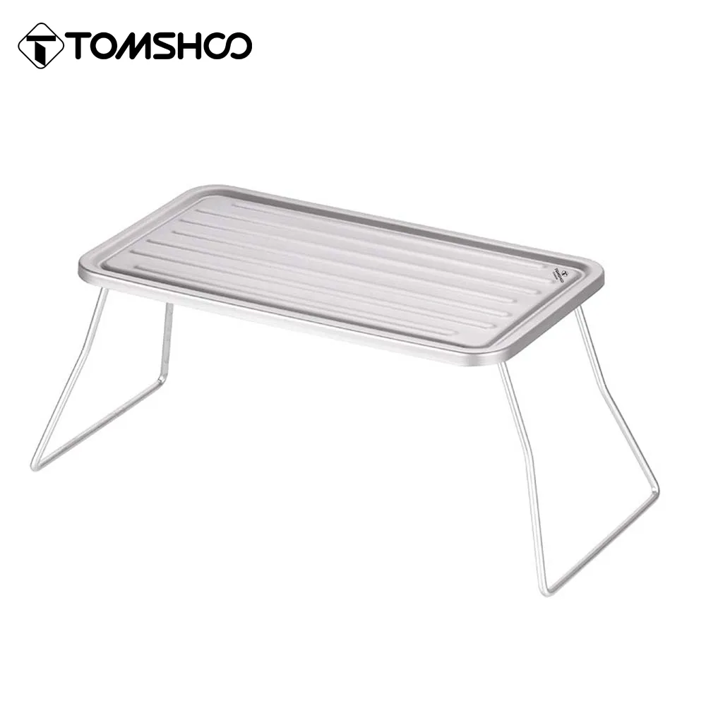 Tomshoo Portable Outdoor Folding Camping Grill Titanium BBQ Grill Grate - £28.33 GBP