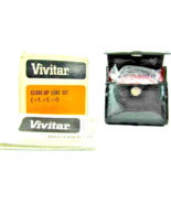 VIVITAR Close Up Lens 52MM +1 +2 +4 Set w/Case Still In Plastic Has Inst... - £6.04 GBP
