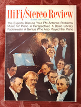 STEREO REVIEW October 1967 Pianists Janacek Erik Satie Paderewski Gerald Moore - £16.99 GBP