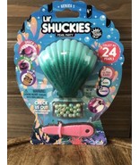Lil’ Shuckies Purple Pearl Party - Aqua Shell 20 Baby Pearls + 1 Surpris... - £6.28 GBP
