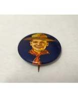 Boy Scout Celluloid Pin Back Button - $11.98