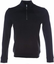 Hugo Boss Mens Navy Blue Siegal 05 Cotton Half Zip Sweater, X-Large XL  7718-3 - £101.30 GBP