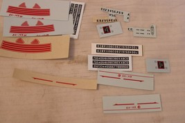 HO Scale Champ Decals, Burlington Passenger Locomotive Decal Set #EH-143 - $15.00