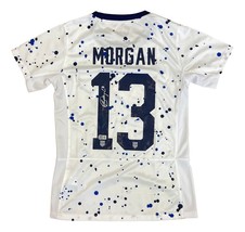 Alex Morgan Signé 2023 Nike USA Femmes Alternate Domicile Football Jerse... - £193.39 GBP