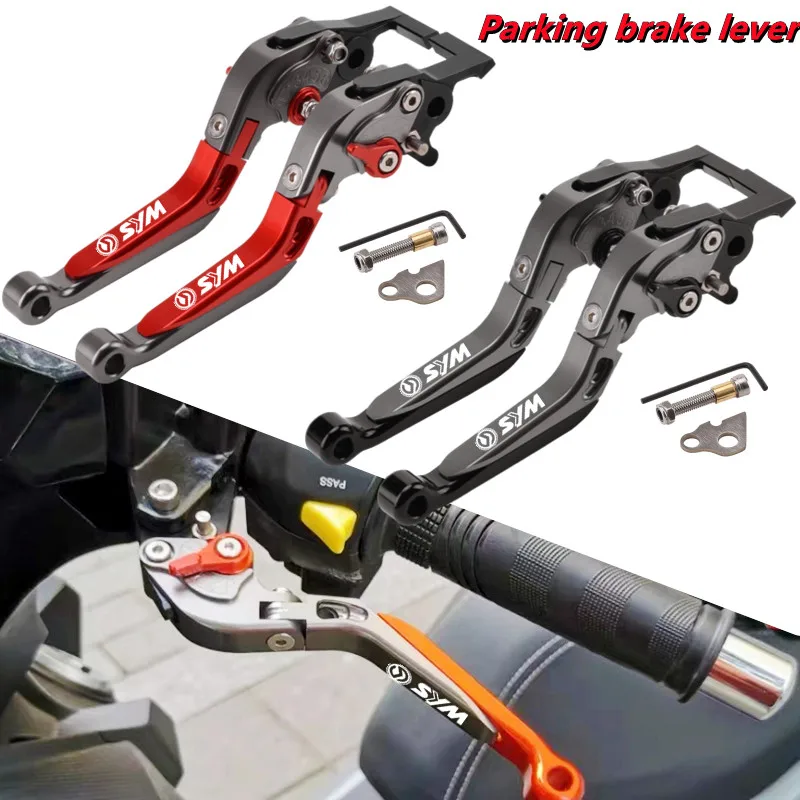 Sories parking handle clutch brake lever with parking lock for sym cruisym gts joymax z thumb200