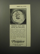 1951 Plummer Ltd Royal Worcester China Ad - Perfect gift for bride or hostess - £14.48 GBP