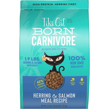 Tiki Pet Cat Carnivore Grain Free Herring and Salmon 2.8lbs. - £34.99 GBP
