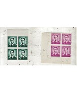 Belgium Stamp 2fr &amp; 3fr King Baudouin (1953) 2 - Block of 4 Stamp - $9.00
