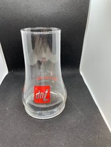 7 UP Glass Tumbler The Uncola Upside Down Clear Drinking Cup Vintage 7Up 1970s - £7.76 GBP