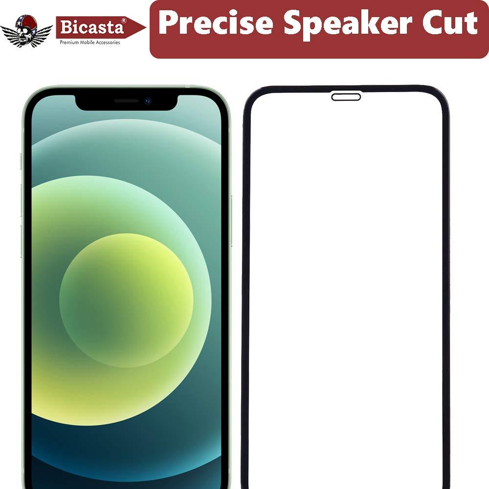 iPhone 12/12 Pro Glass Screen Protector Full Edge Coverage GLASS Black Pack of 1 - $13.30