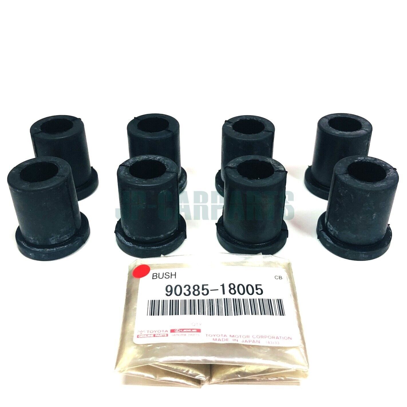 TOYOTA GENUINE REAR LEAF SPRING MOUNTING BUSH 90385-18005 DYNA 150 SET OF 8 - $80.00