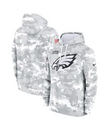 Mens White Camo Eagles 2024 Salute to Service Pullover Hoodie - Philadel... - $69.90