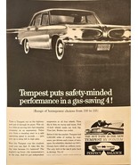 Tempest by Pontiac Safety Minded Performance Gas Saving 4 -1961 Vintage ... - $13.40 CAD
