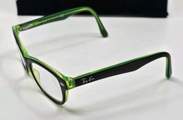 Ray Ban Kids RB1555 3665 Green Black Eyeglasses 46 16 125 FRAMES ONLY - $325.79 MXN