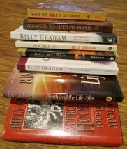 Billy Graham Books Lot (2 Hardbacks And 6 Softbacks) - $18.95