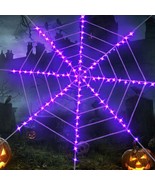 LED Spider Web Outdoor Party Props Light Up Cobweb Lighting Decor For Ha... - $593.86 MXN
