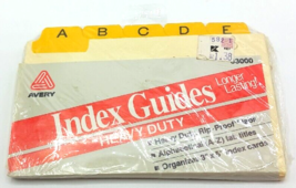 Avery Heavy Duty Index Guides 83000 New Sealed 1988 - £6.99 GBP