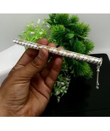 6&quot; inches long Sterling silver shree krishna flute best gift puja articl... - $133.12 CAD